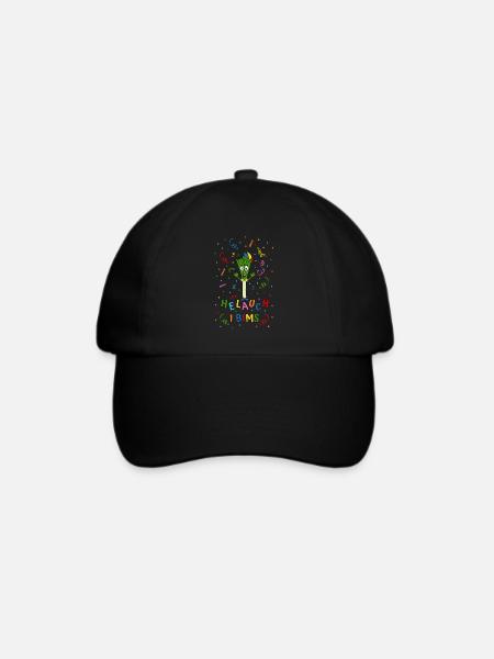 Lauch Helauch I Bims - Baseballkappe - Schwarz/Schwarz