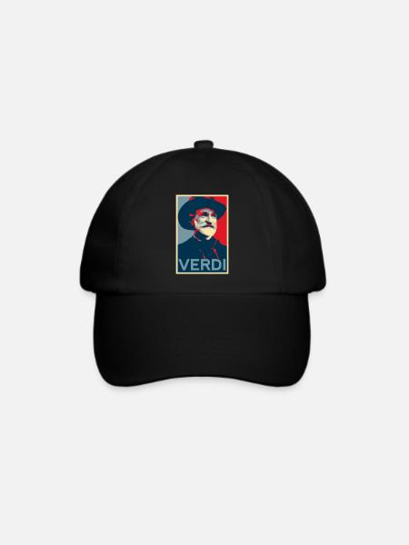 Giuseppe Verdi - Baseballkappe - Schwarz/Schwarz