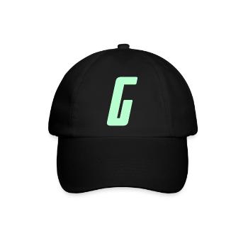 G - Baseballkappe - Schwarz/Schwarz - Vorne