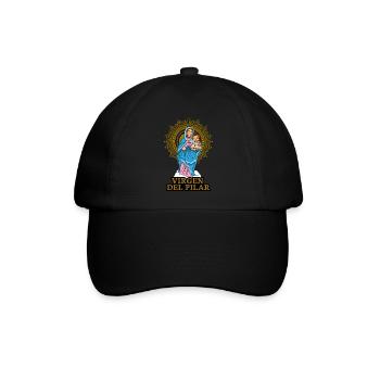 VIRGEN DEL PILAR by The Manzanita´s - Baseballkappe - Schwarz/Schwarz - Vorne
