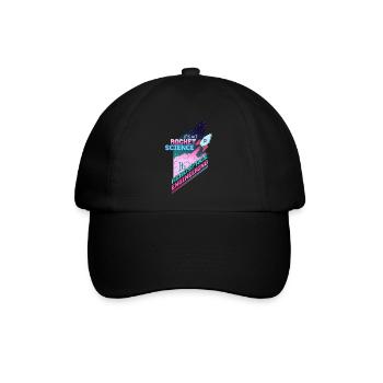 Es ist nicht Rocket Science, es ist Aerospace - Baseballkappe - Schwarz/Schwarz - Vorne