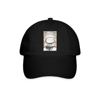 Mars Explorer Astronaut - Baseballkappe - Schwarz/Schwarz - Vorne