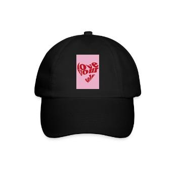 love yourself - Baseballkappe - Schwarz/Schwarz - Vorne