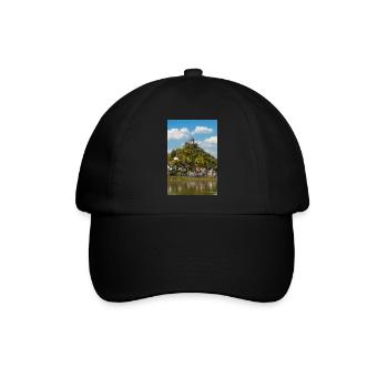 Reichsburg Cochem Rheinland - Baseballkappe - Schwarz/Schwarz - Vorne