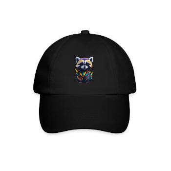 Racoon 2 - Baseballkappe - Schwarz/Schwarz - Vorne