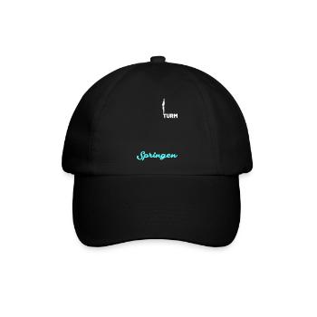 Turmspringenspringer - Baseballkappe - Schwarz/Schwarz - Vorne