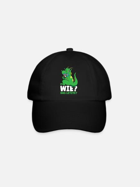 Einhorn Wie Das letzte? - Baseballkappe - Schwarz/Schwarz