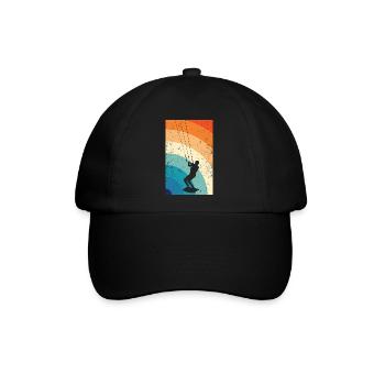 Kitesurfing - Baseballkappe - Schwarz/Schwarz - Vorne