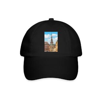 Marienkirche Osnabrück - Baseballkappe - Schwarz/Schwarz - Vorne