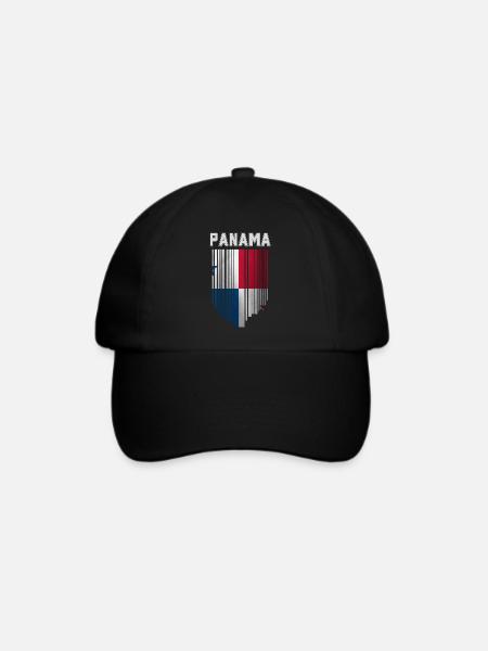 Panamaische Flagge, panamaischer Stolz - Baseballkappe - Schwarz/Schwarz