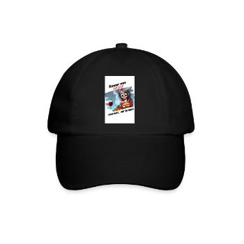 Falsches Datum - Baseballkappe - Schwarz/Schwarz - Vorne