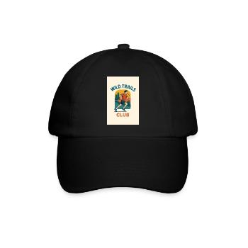 Wild Trails Club - Baseballkappe - Schwarz/Schwarz - Vorne