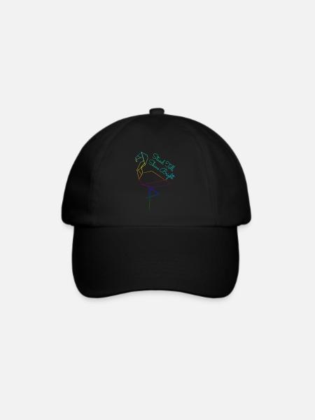 Stand Tall, Shine Bright - Baseballkappe - Schwarz/Schwarz