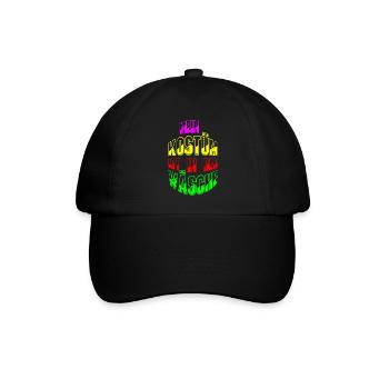 Mein Kostüm ist in der Wäsche Faschingsoutfit - Baseballkappe - Schwarz/Schwarz - Vorne