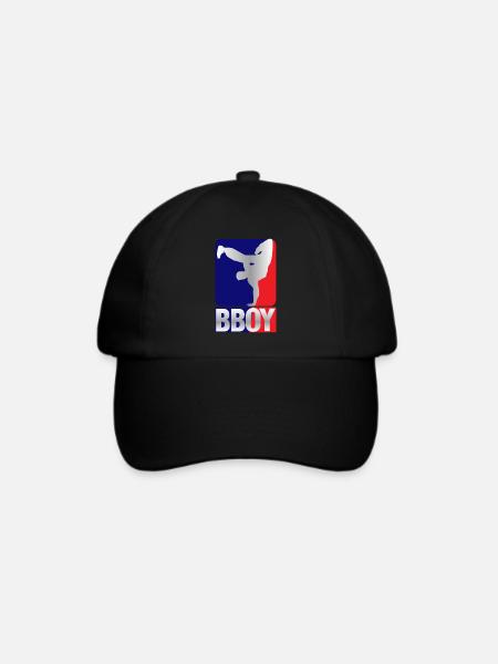 Breakdance B-Boy Streetdance Design Hip Hop Dance - Baseballkappe - Schwarz/Schwarz