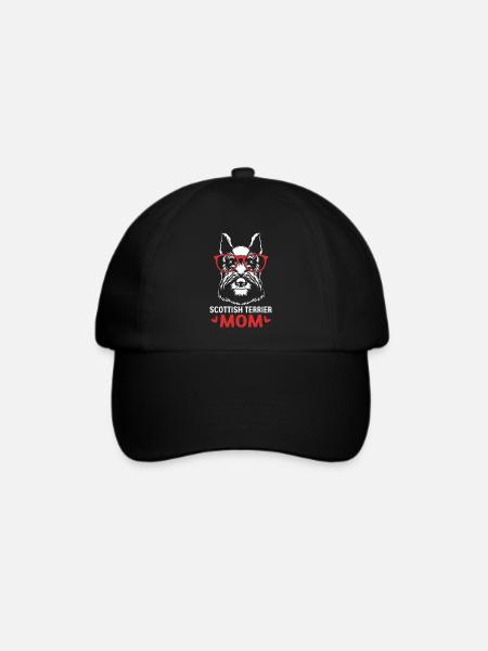 Scottish Terrier - Baseballkappe - Schwarz/Schwarz