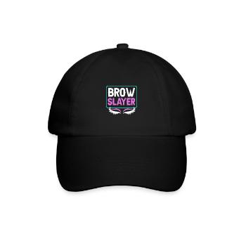 Kosmetikerin - Baseballkappe - Schwarz/Schwarz - Vorne