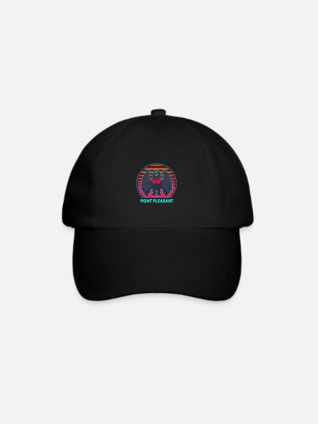 Mottenmann - Baseballkappe - Schwarz/Schwarz