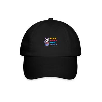 Zauberer - Baseballkappe - Schwarz/Schwarz - Vorne