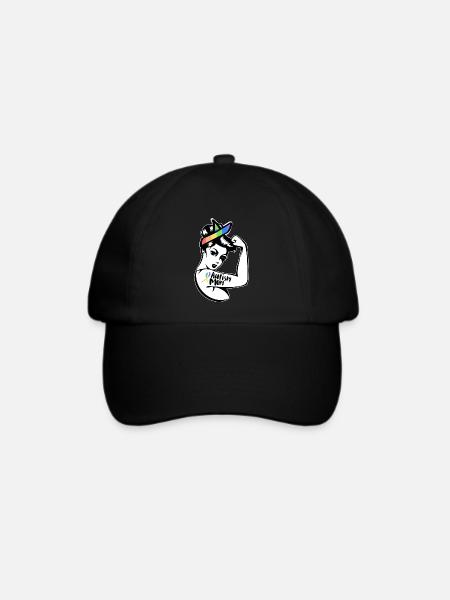 Autismus Autist - Baseballkappe - Schwarz/Schwarz