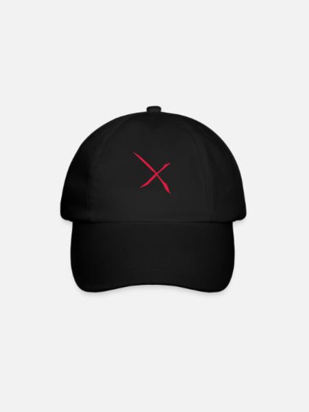 x_1c - Baseballkappe - Schwarz/Schwarz