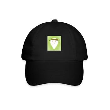 Blumenkind - Baseballkappe - Schwarz/Schwarz - Vorne