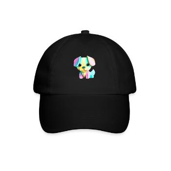 Puppy - Baseballkappe - Schwarz/Schwarz - Vorne