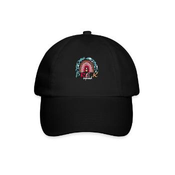 Pre K Squad Geschenk - Baseballkappe - Schwarz/Schwarz - Vorne