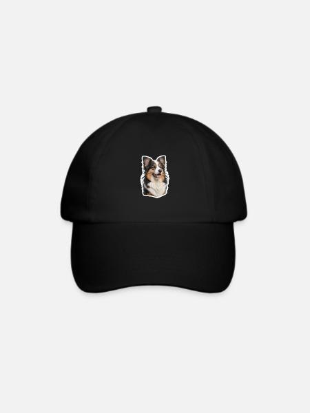 Australian Shepherd - Baseballkappe - Schwarz/Schwarz