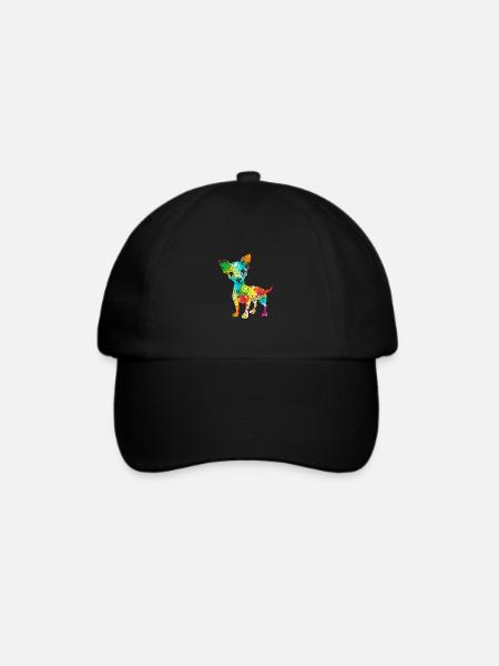 Chihuahua - Baseballkappe - Schwarz/Schwarz