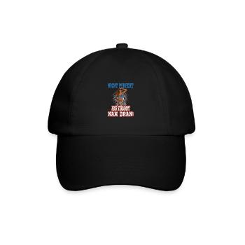 Sommerstil Nicht Perfekt Aber Verdammt Nah Dran - Baseballkappe - Schwarz/Schwarz - Vorne
