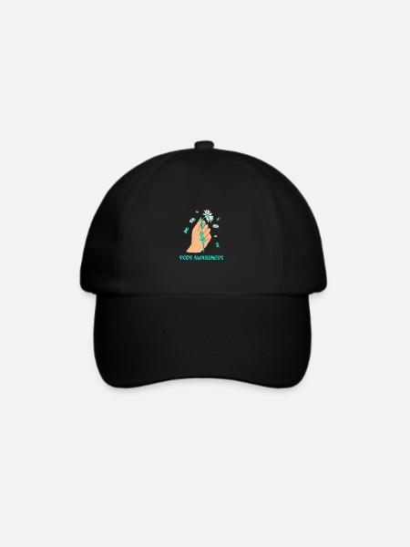 Pcos-Bewusstsein - Baseballkappe - Schwarz/Schwarz