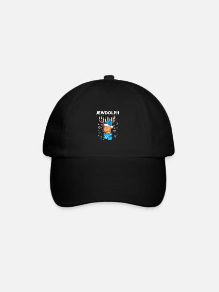 Chanukkah - Baseballkappe - Schwarz/Schwarz