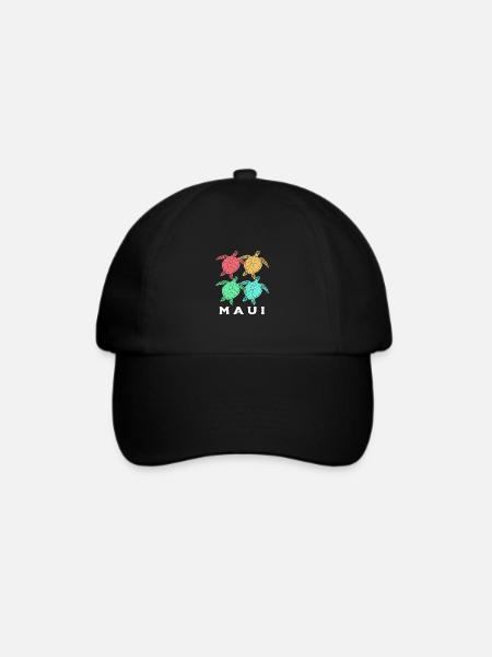 Maui Hawaii Hawaiian - Baseballkappe - Schwarz/Schwarz
