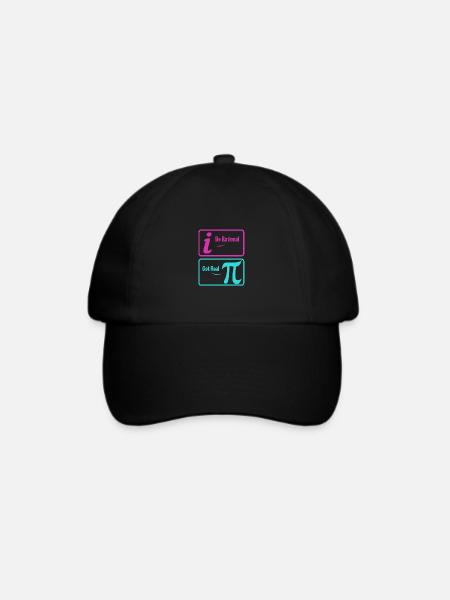 Mathematik - Baseballkappe - Schwarz/Schwarz
