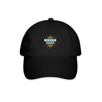 Mädchen Alexa - Baseballkappe - Schwarz/Schwarz - Vorne
