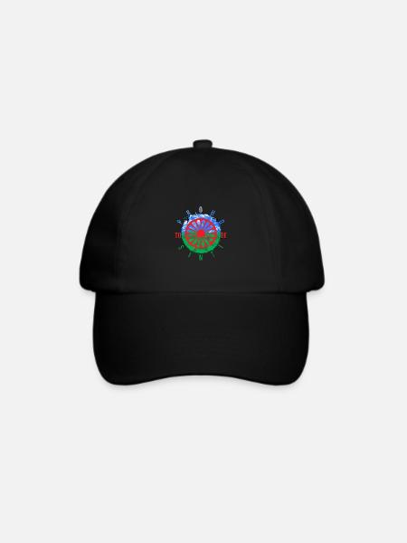 Proud to be Sinti - Baseballkappe - Schwarz/Schwarz