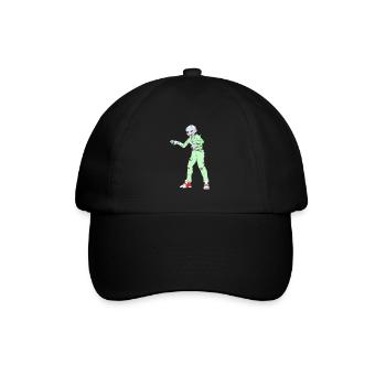 Zombie Collection: Zombie Man - Baseballkappe - Schwarz/Schwarz - Vorne