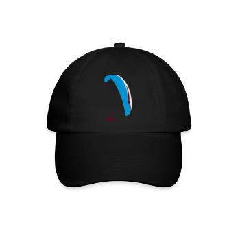 Paraglider XC - Baseballkappe - Schwarz/Schwarz - Vorne