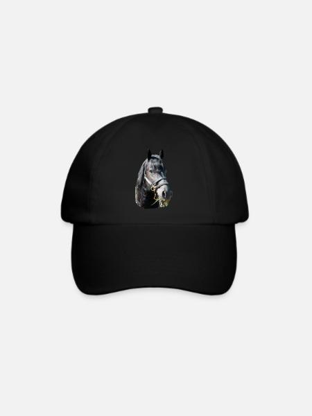 Friese Kopf - Baseballkappe - Schwarz/Schwarz