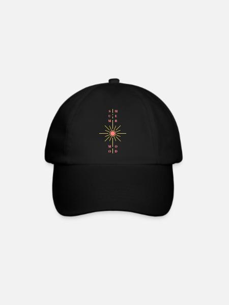 Summer Mood - Baseballkappe - Schwarz/Schwarz
