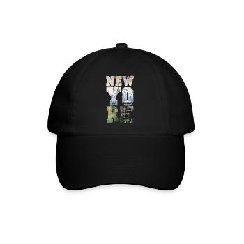 NEWYORKER - Baseballkappe - Schwarz/Schwarz - Vorne