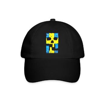 Hacking Hacks Hacker Malware Logo Emblem - Baseballkappe - Schwarz/Schwarz - Vorne