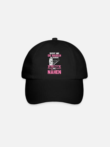 Schneidern Nähen - Baseballkappe - Schwarz/Schwarz