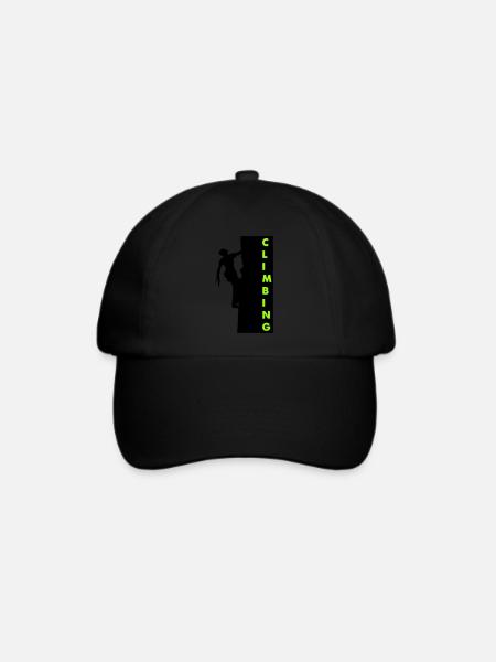 climbing - Baseballkappe - Schwarz/Schwarz