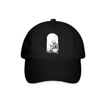 Seb Straßenkunst - Baseballkappe - Schwarz/Schwarz - Vorne