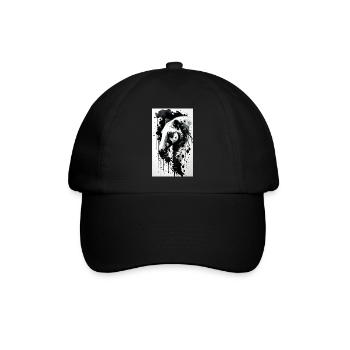 Entzückendes Ameisenbär - Baseballkappe - Schwarz/Schwarz - Vorne