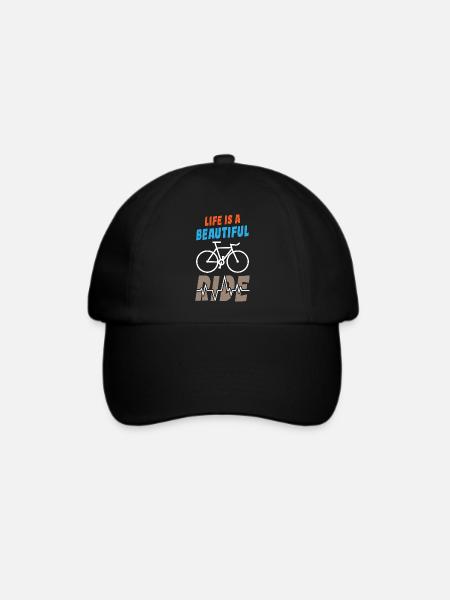 Life is Beautiful Ride - Baseballkappe - Schwarz/Schwarz