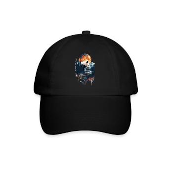 Panda - Baseballkappe - Schwarz/Schwarz - Vorne