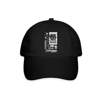 Brainstorm Buddy 8 - Baseballkappe - Schwarz/Schwarz - Vorne
